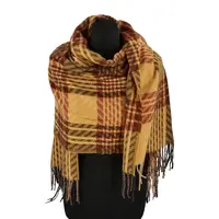 Módní dámská šála Methi, žlutá
