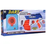 Pištoľ s penovými nábojmi a terčom 21 cm