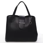 Elegantní dámská koženková kabelka Aida, černá