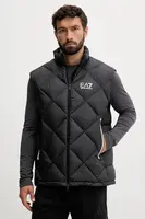 Péřová vesta EA7 Emporio Armani černá barva, zimní, AF15923.7M001002