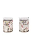 Sada hrnků Konges Sløjd 2 PACK GLITTER CUPS 2-pack KS103638
