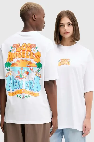 New Era Bavlněné tričko New Era