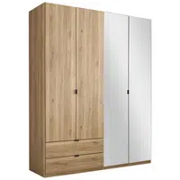 Xora ŠATNÍ SKŘÍŇ S OTOČNÝMI DVEŘMI, barvy dubu, 180/225,5/57 cm