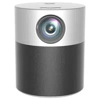 Android 9.0 LCD Projector 1920*1080 Full HD 1080P 300 ANSI Lumens WiFi Bluetooth with EU Plug - Grey