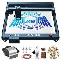 LONGER Laser B1 20W Laser Engraver Cutter 4-core Laser Head 22-24W Output Power 450 x 440mmÂ Engraving Area