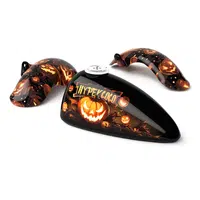 Fuel Tank + Mudguard Set for Hyper GOGO Cruiser Series Children Electric Motorcycle - Black
