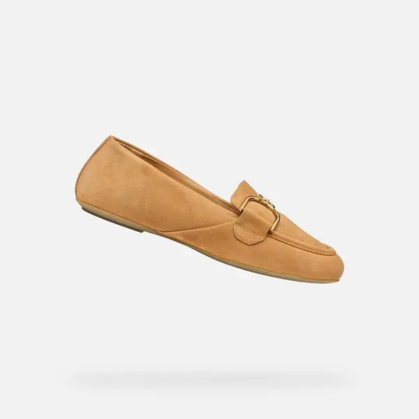 Brown women's moccasins Geox Palmaria - Women's