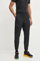 Tréninkové kalhoty Under Armour Unstoppable černá barva, hladké, 1388823