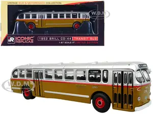1952 CCF-Brill CD-44 Transit Bus STM (Societe de Transport de Montreal) "S-Laurent" "Vintage Bus &amp; Motorcoach Collection" 1/87 (HO) Diecast Model