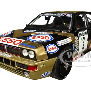 Lancia Delta HF Integrale 2 Yves Loubet - Jean-Marc Andrie 3rd Place "ADAC Rallye Deutschland" (1989) "Competition" Series 1/18 Diecast Model Car by