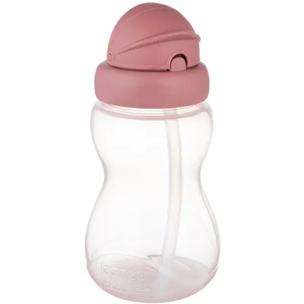 Canpol babies Sport Cup dětská láhev s brčkem 12m+ Pink 270 ml