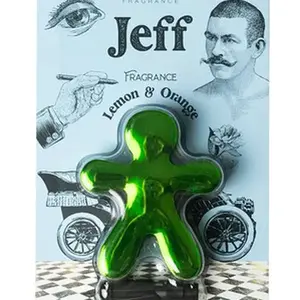 Mr&Mrs Fragrance Jeff Chrome Lemon & Orange - vůně do auta