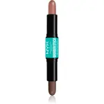 NYX Professional Makeup Wonder Stick Dual Face Lift oboustranná konturovací tyčinka odstín 03 Light Medium 2x4 g