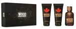 Dsquared² Wood For Him - EDT 100 ml + sprchový gel 100 ml + balzám po holení 100 ml