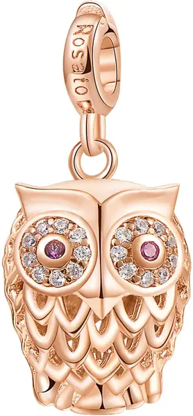 Rosato Bronzový přívěsek Sovička se zirkony Storie RZ002