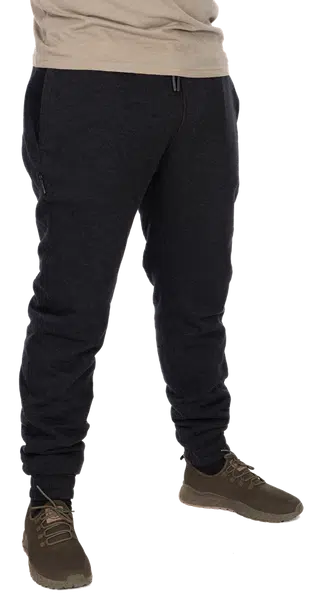 Fox tepláky collection sherpa jogger black/orange - l