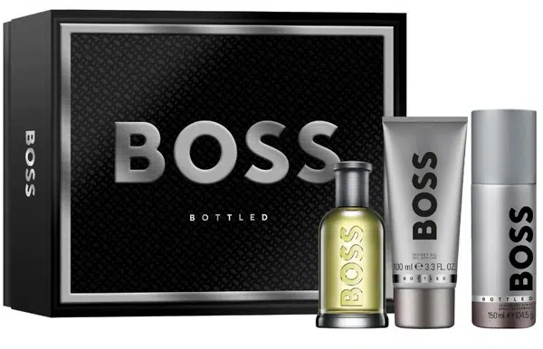 Hugo Boss Boss No. 6 Bottled - EDT 100 ml + sprchový gel 100 ml + deodorant ve spreji 150 ml