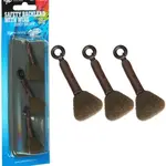Giants fishing zátěž safety backlead with wire sandy brown 3 ks - 28 g