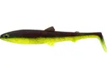 Westin gumová nástraha bullteez shadtail black chartreuse - 9,5 cm 7 g 2 ks