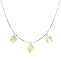 Morellato Hravý bicolor náhrdelník pro štěstí Maia SAUY02