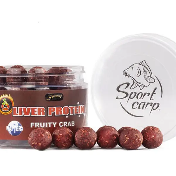 Sportcarp boilie neutrálně vyvážené nástrahy wafters cork 300 ml 20 mm - fruity crab