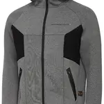 Savage gear mikina tec foam zip hoodie dark grey melange - l