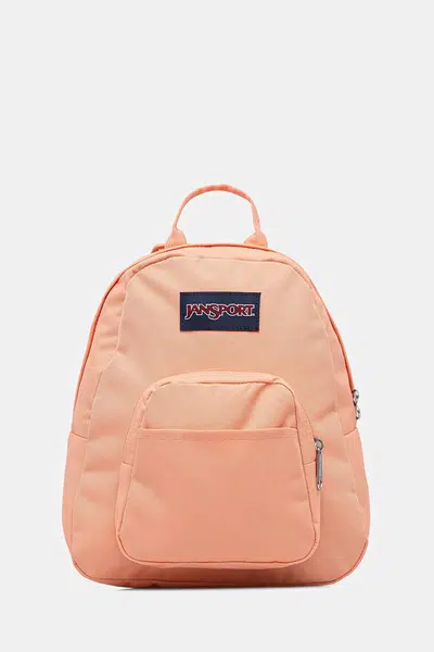 Ruksak Jansport Half Pint oranžová farba, malý, s nášivkou, EK0A5BBI1T51