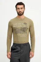 Bavlnené tričko s dlhým rukávom Aeronautica Militare