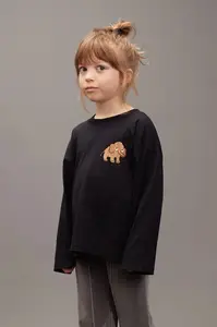 Mini Rodini Detská bavlnená košeľa s dlhým rukávom Mini Rodini Mammoth