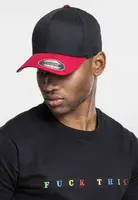 Flexfit Wooly Combed 2-Tone blk/red