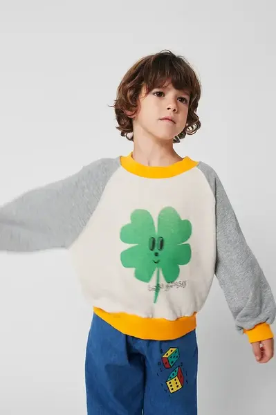 Detská bavlnená mikina Bobo Choses Lucky Clover