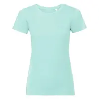 Light blue women's t-shirt Pure Organic Russell