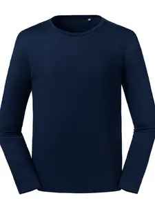Russell Men's Pure Organic Long Sleeve T-Shirt