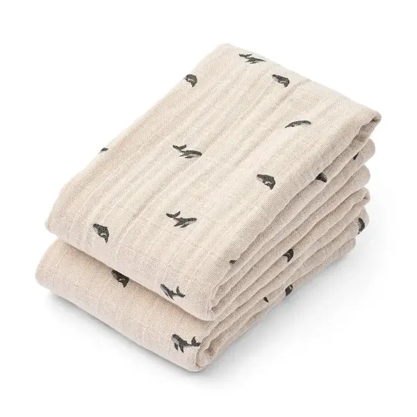 Bavlnená detská plienka Liewood Lewis Muslin Cloth 2-pak