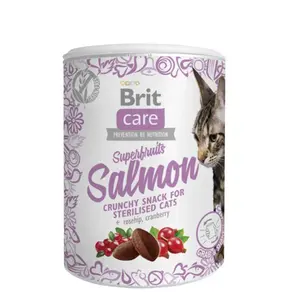 Brit Care Cat Snack Superfruits Salmon 100 g