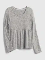 GAP Dětské tričko snit peplum - Holky