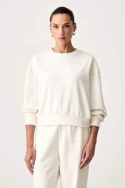 Guess oversize mikina dámská s bavlnou PHOEBE