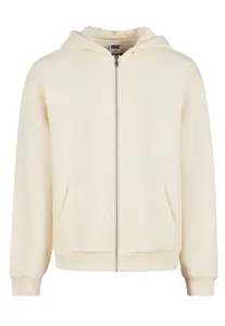 Urban Classics Tepláková bunda  prírodná biela