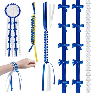 DIY Polyester Ribbon & Braided Bracelets Making Kits