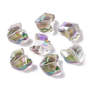 100Pcs Electroplate Glass Beads