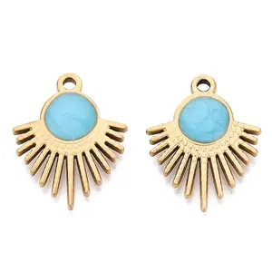 303 Stainless Steel Enamel Pendants