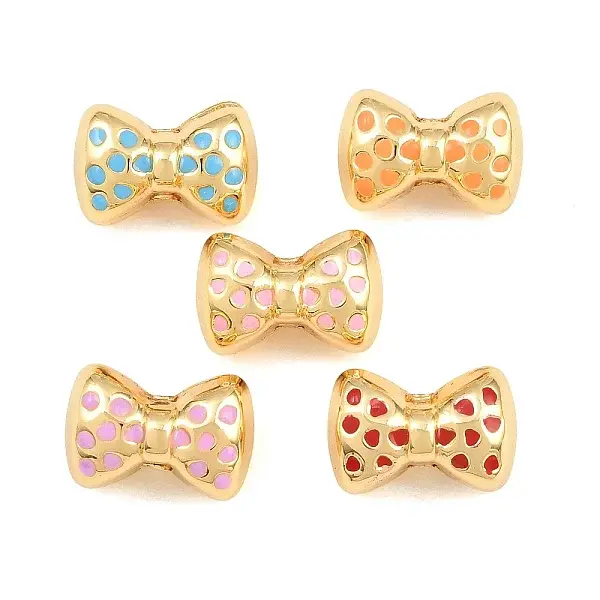 Brass Enamel Beads