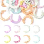 20Pcs Opaque UV Plating Acrylic Beads