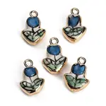 Handmade Porcelain with Brass Pendants