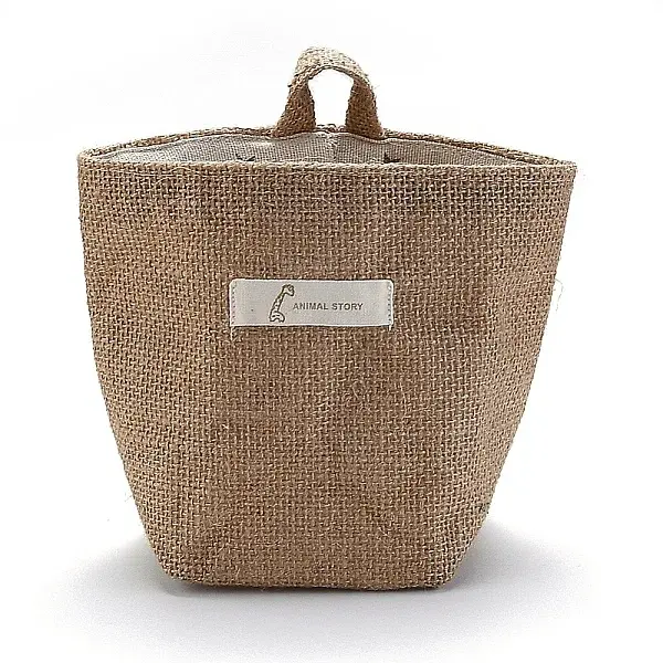Foldable Cotton Linen Storage Basket