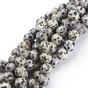 Natural Dalmatian Jasper Beads Strands