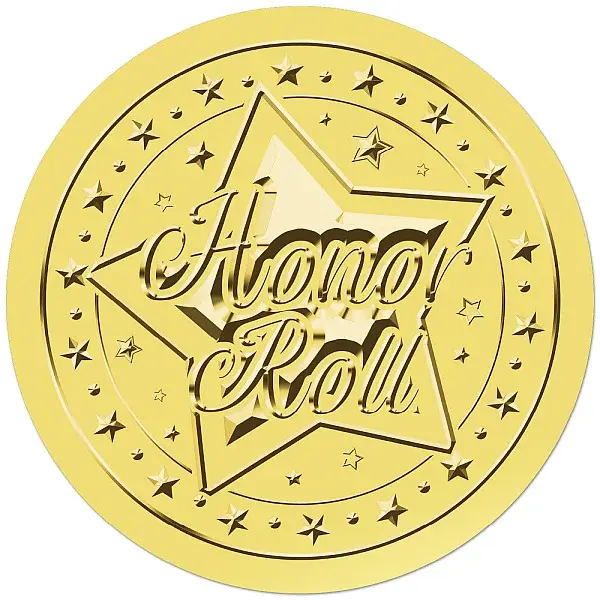 Gold Foil Paper Picture Stickers