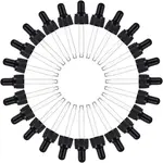 Straight Tip Glass Droppers