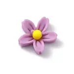 Flower Opaque Resin Cabochons