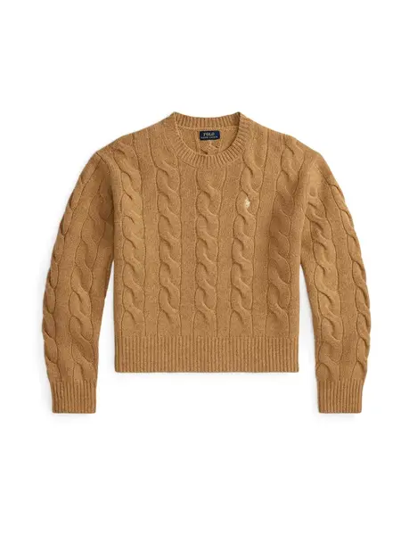 Polo Ralph Lauren Sveter  farba ťavej srsti